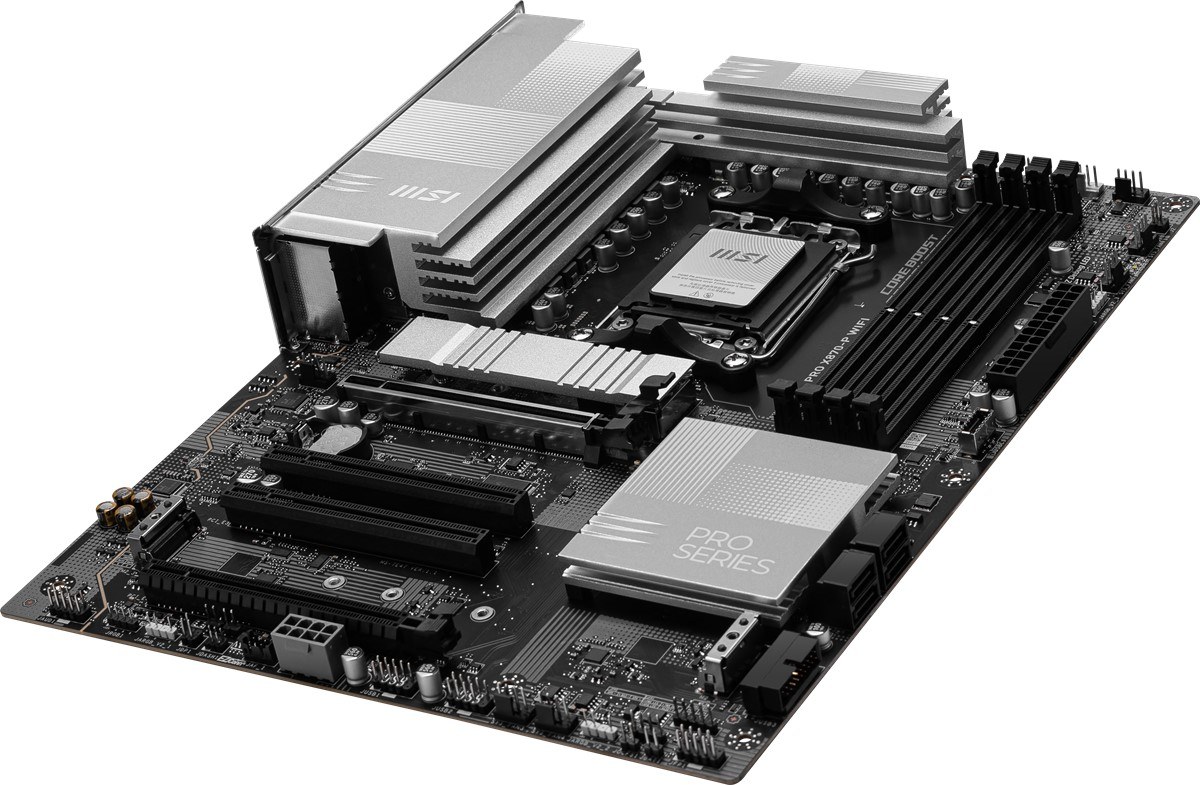 MSI MB PRO X870-P WIFI AM5 DDR5 8200MHZ(OC) 3X M.2 USB4 HDMI 5G LAN WIFI 7 RGB ATX - 3