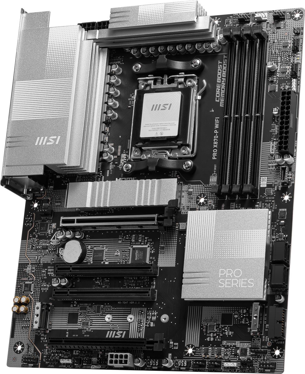 MSI MB PRO X870-P WIFI AM5 DDR5 8200MHZ(OC) 3X M.2 USB4 HDMI 5G LAN WIFI 7 RGB ATX - 4