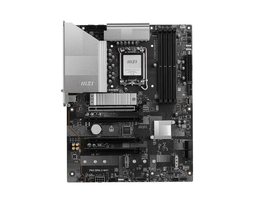 MSI MB PRO Z890-S WIFI SOKET 1851 DDR5 8600MHZ(OC) USB 20GBPS3XM.2 2XTB4 HDMI DISPLAY 2.5G LAN WIFI7 ATX - 2