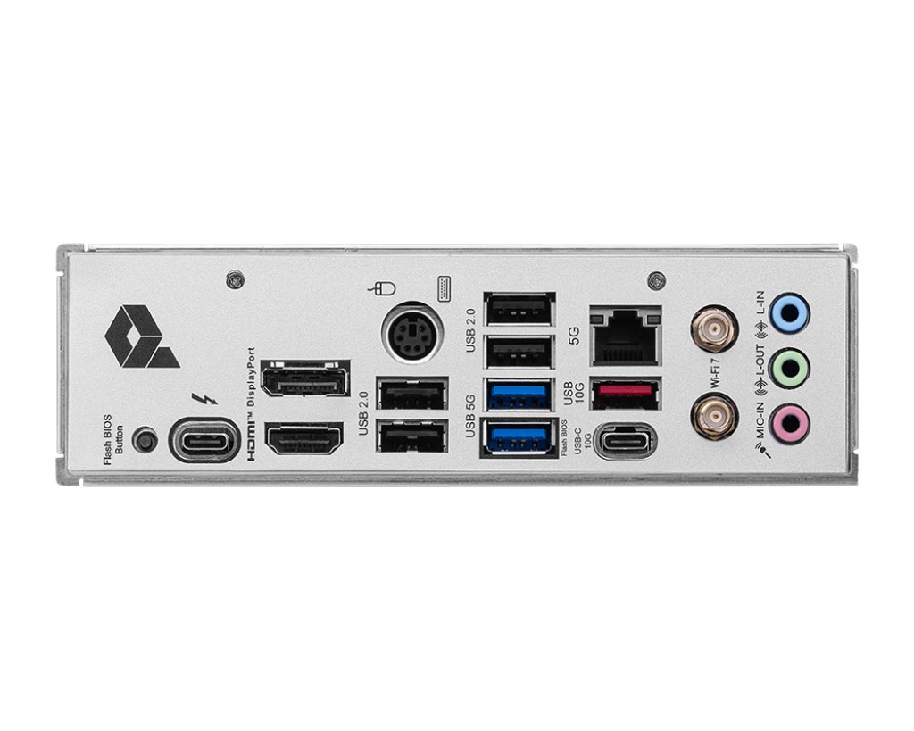 MSI MB PRO Z890-P WIFI SOKET 1851 DDR5 9200MHZ(OC) USB 20GBPS 4XM.2 1XTB4 HDMI DISPLAY 5G LAN WIFI 7 ATX - 5