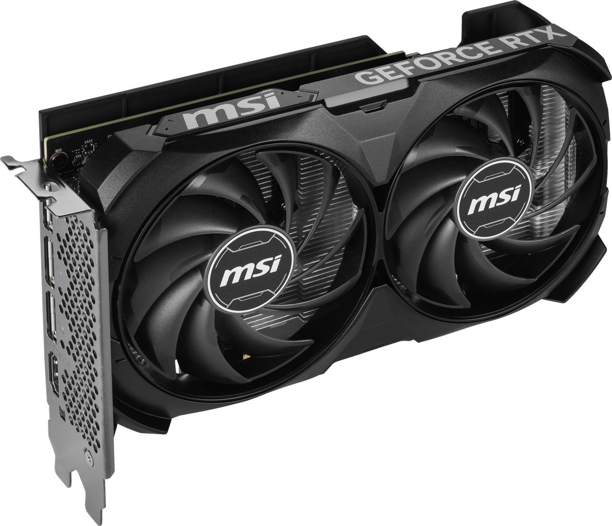 MSI VGA GEFORCE RTX 4060 TI 8G VENTUS 2X BLACK E1 OC RTX4060TI 8GB GDDR6 128B DX12 PCIE 4.0 X16 (3XDP 1XHDMI)