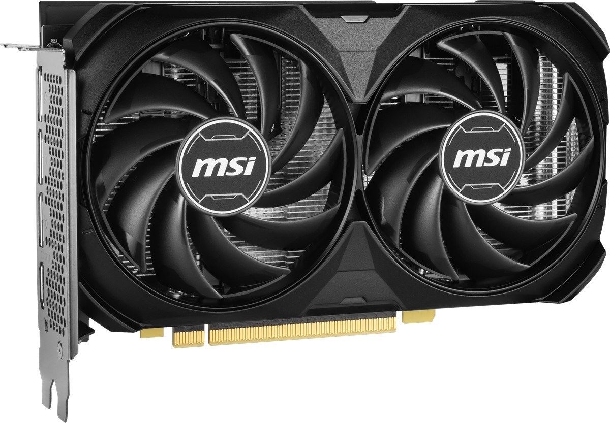 MSI VGA GEFORCE RTX 4060 TI 8G VENTUS 2X BLACK E1 OC RTX4060TI 8GB GDDR6 128B DX12 PCIE 4.0 X16 (3XDP 1XHDMI) - 6