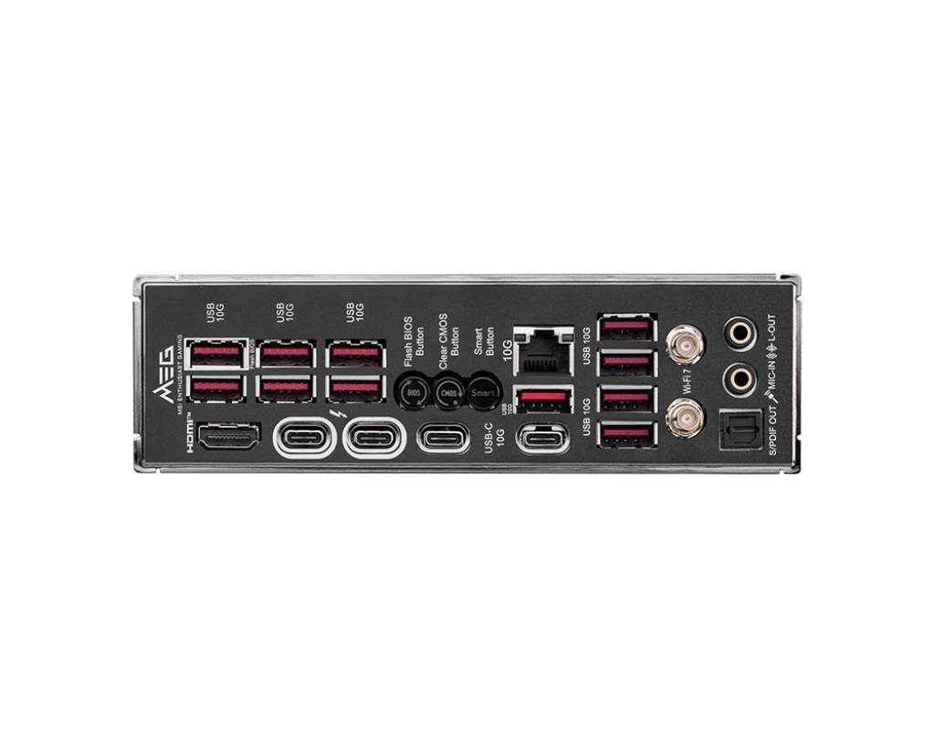 MSI MB MEG Z890 ACE SOKET 1851 DDR5 9200MHZ(OC) USB 20GBPS 5XM.2 2XTB4 HDMI DISPLAY 10G LAN WIFI7 ATX - 5