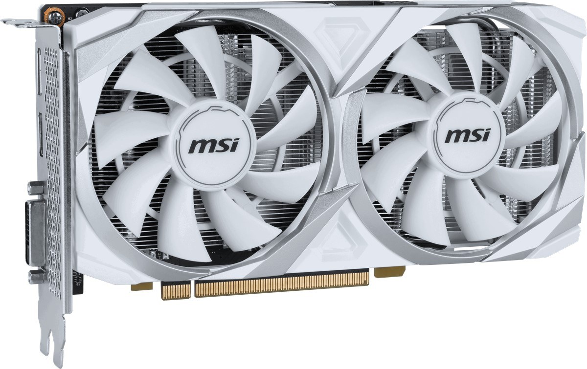 MSI VGA GEFORCE RTX 3050 VENTUS 2X XS WHITE 8G OC RTX3050 8GB GDDR6 128B DX12 PCIE 4.0 X8 (3XDP 1XHDMI) - 4