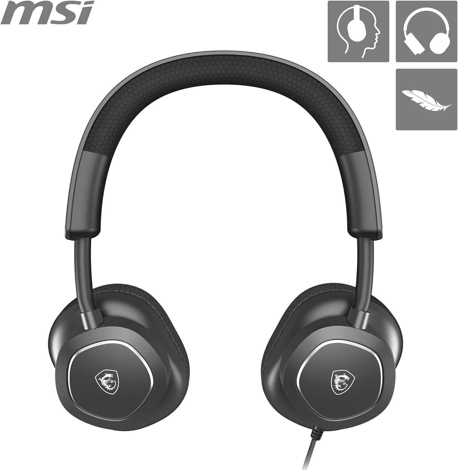 MSI GG MAESTRO 300 GAMING HEADSET USB C KULAKÜSTÜ KULAKLIK - 8