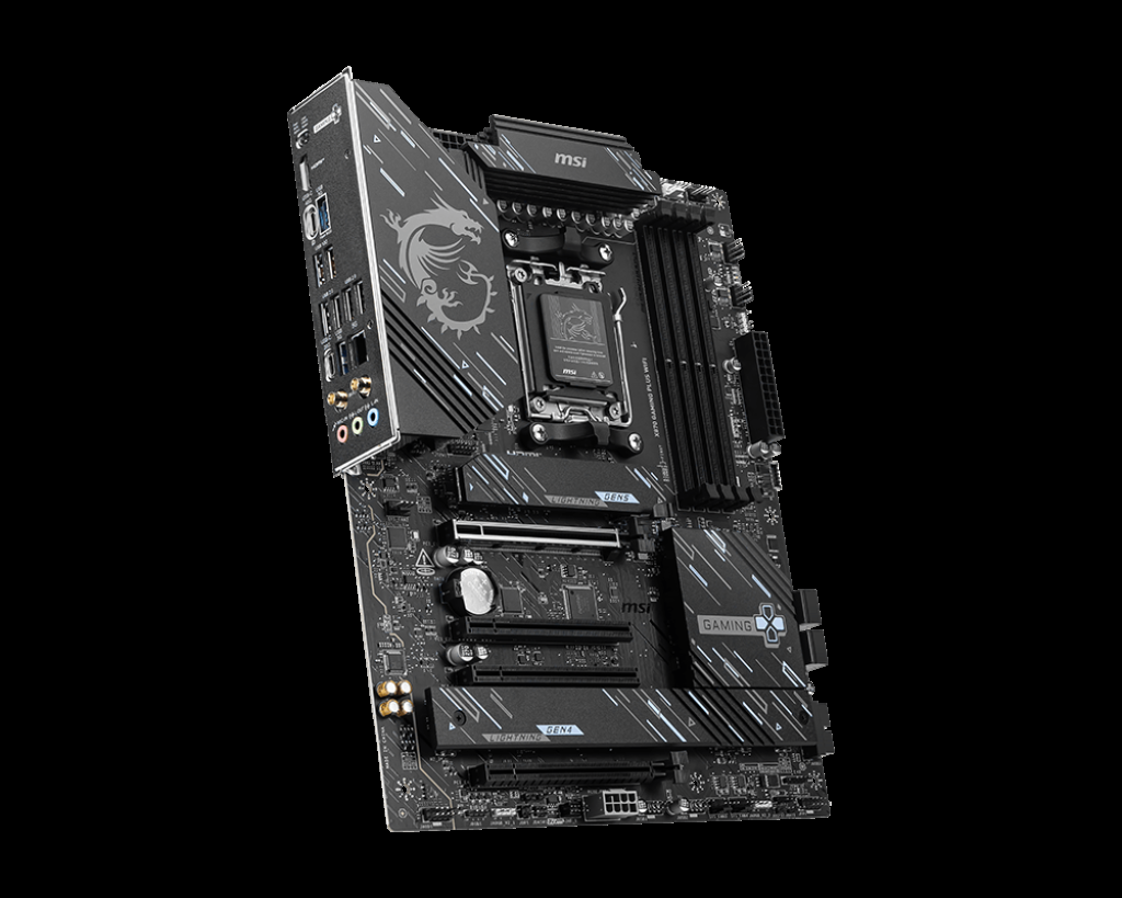 MSI MB X870 GAMING PLUS WIFI AM5 DDR5 8200MHZ(OC) 3X M.2 USB4 HDMI 5G LAN WIFI 7 RGB ATX - 4