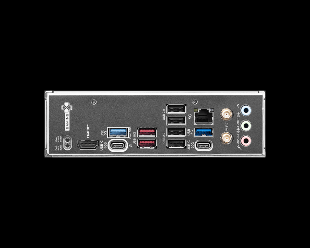 MSI MB X870 GAMING PLUS WIFI AM5 DDR5 8200MHZ(OC) 3X M.2 USB4 HDMI 5G LAN WIFI 7 RGB ATX - 5