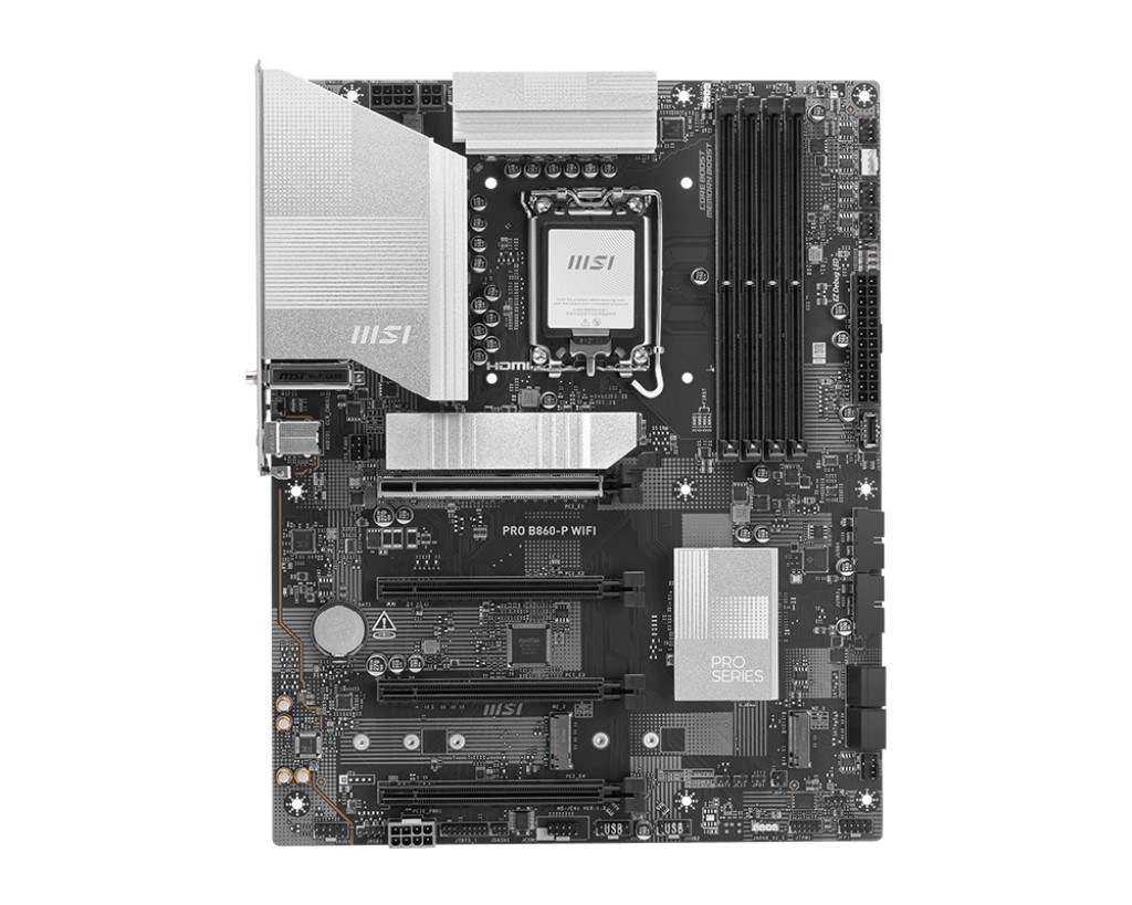 MSI MB PRO B860-P WIFI SOKET 1851 DDR5 8600MHZ(OC) 3XM.2 1X TB4 HDMI DISPLAY 5G LAN WIFI 7 ATX - 2