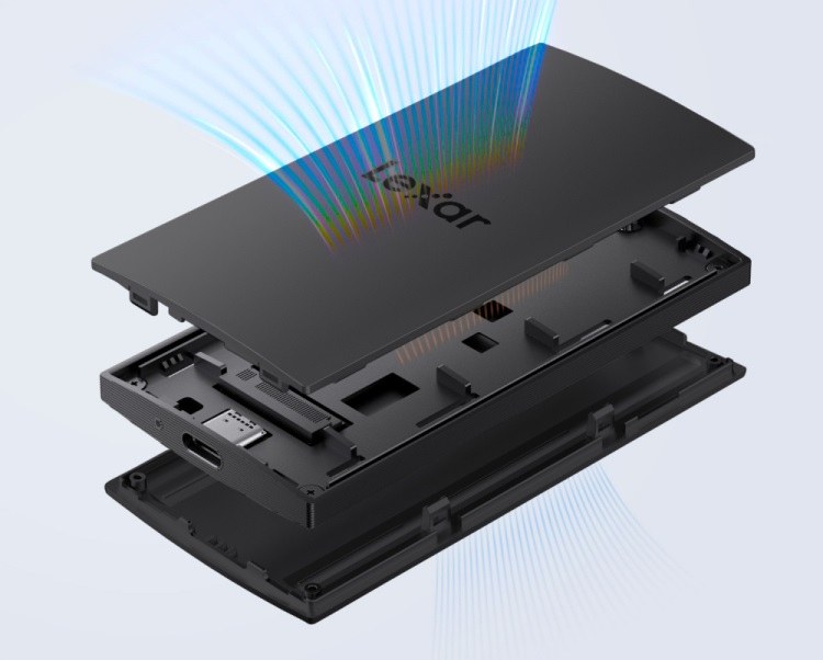 LEXAR 1TB LSL300001T-RNBNG EXT.SSD 1TB USB3.2 GEN2 UP TO 1050MB/S READ AND 1000MB/S WRITE - 2