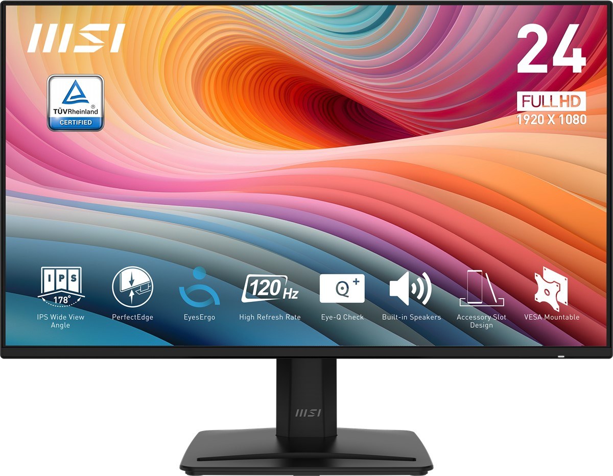 MSI 23.8 PRO MP242A E2 1920x1080 (FHD) FLAT IPS 120HZ 1MS ADAPTIVE-SYNC MONITOR - 2