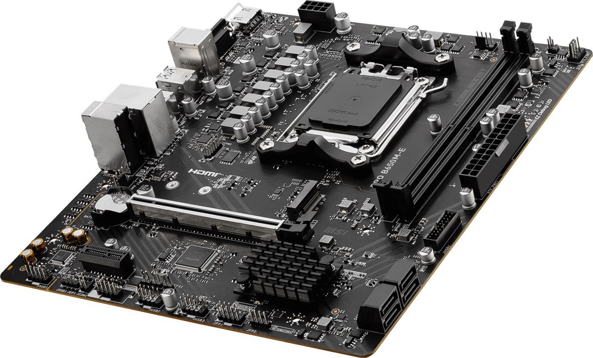 MSI MB PRO B650M-E AM5 DDR5 6800MHZ(OC) HDMI VGA M.2 USB3.2 2.5G LAN MATX - 3