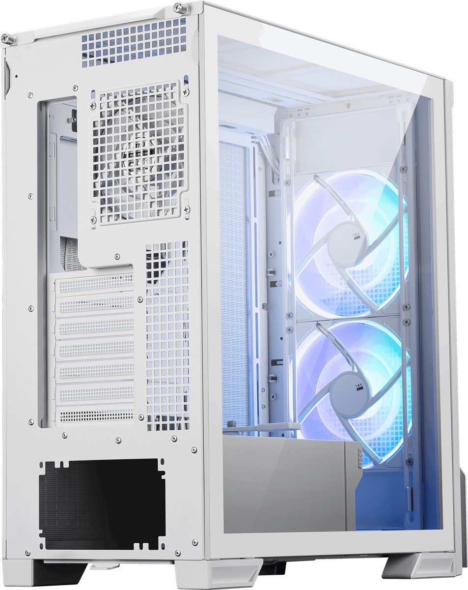 MSI MPG VELOX 300R AIRFLOW PZ WHITE TEMPERLİ CAM 2 X 120MM ARGB 1XX 120 MM FAN E-ATX GAMİNG BİLGİSAYAR KASASI - 8