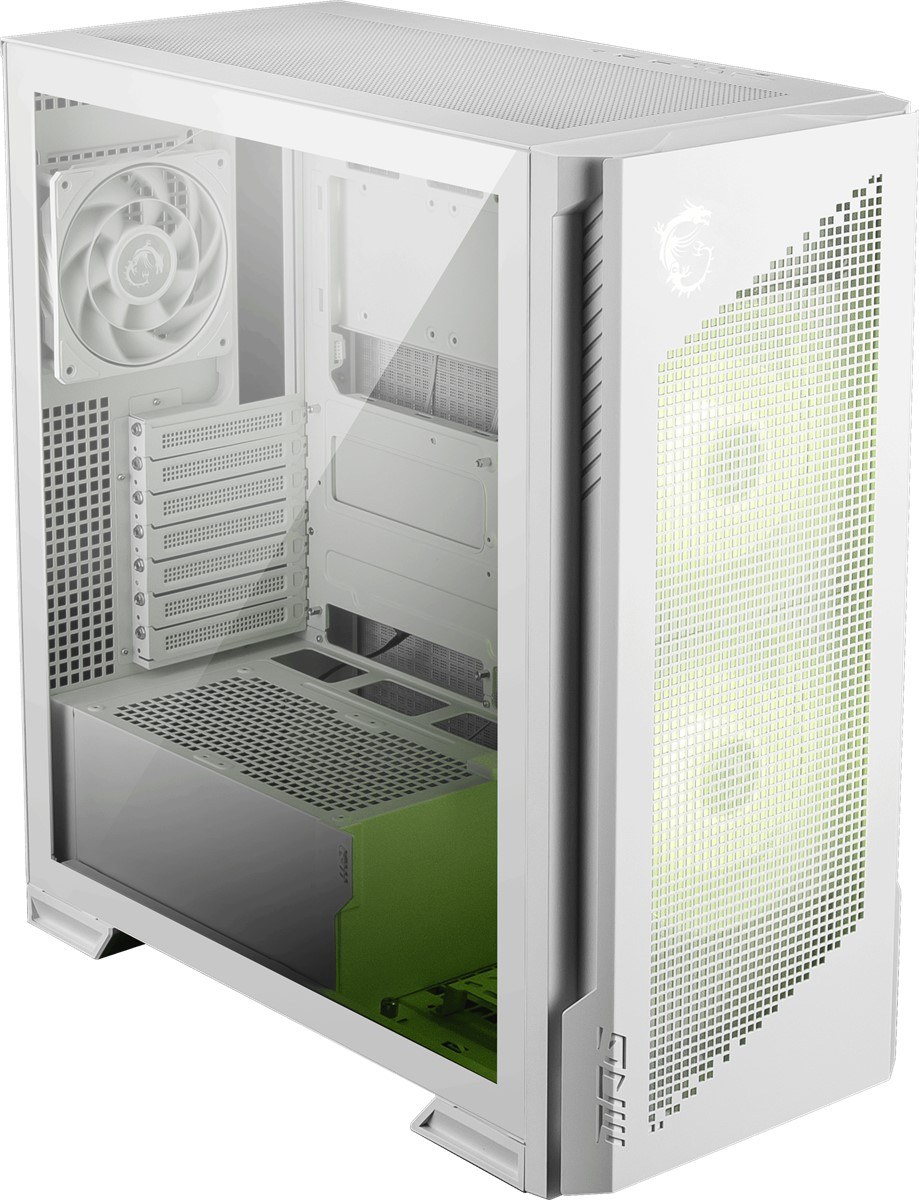MSI MPG VELOX 300R AIRFLOW PZ WHITE TEMPERLİ CAM 2 X 120MM ARGB 1XX 120 MM FAN E-ATX GAMİNG BİLGİSAYAR KASASI - 5