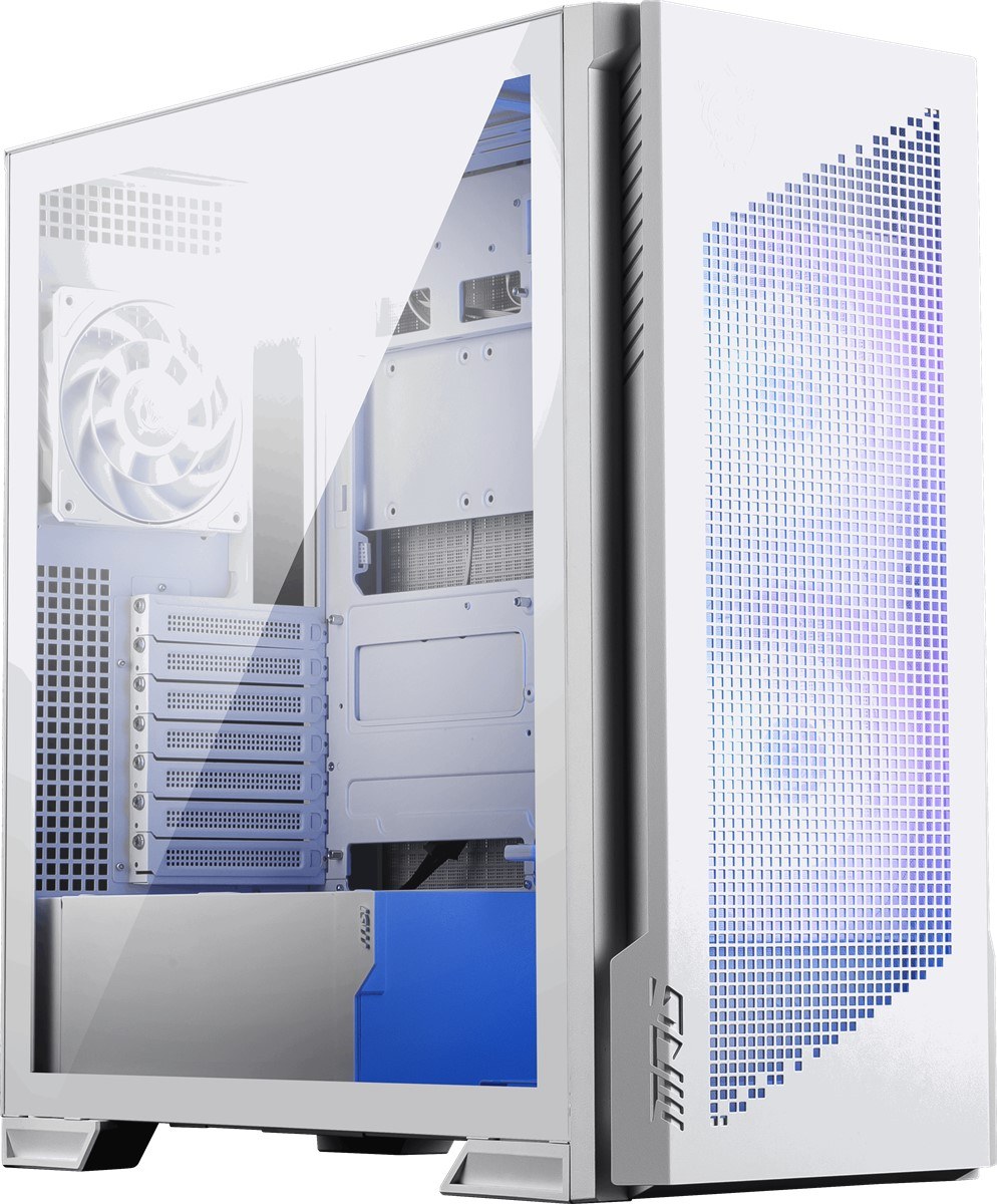 MSI MPG VELOX 300R AIRFLOW PZ WHITE TEMPERLİ CAM 2 X 120MM ARGB 1XX 120 MM FAN E-ATX GAMİNG BİLGİSAYAR KASASI - 2