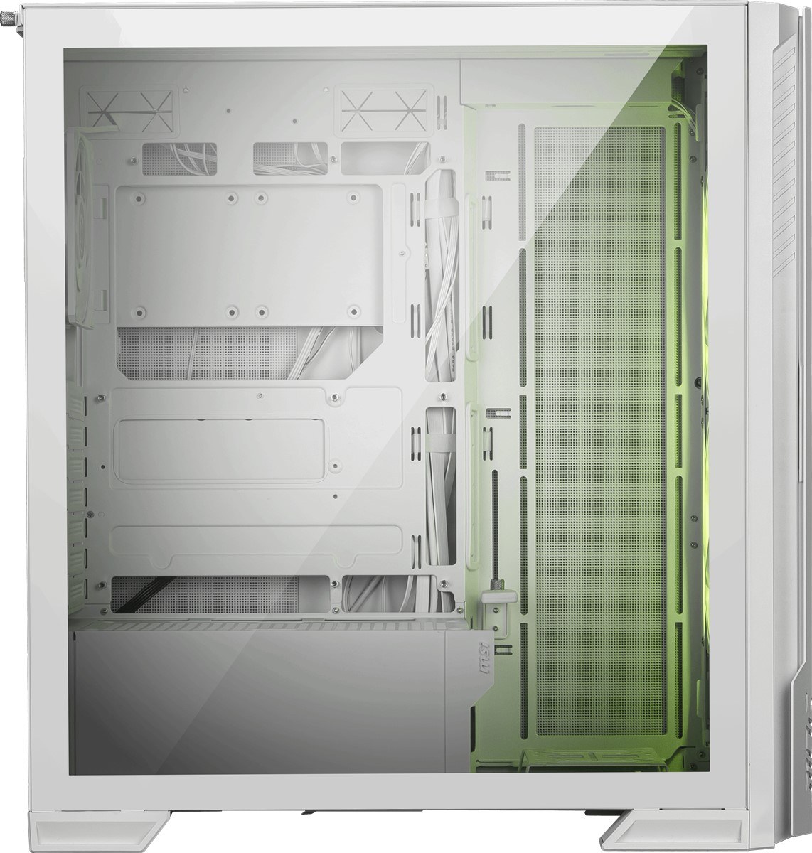 MSI MPG VELOX 300R AIRFLOW PZ WHITE TEMPERLİ CAM 2 X 120MM ARGB 1XX 120 MM FAN E-ATX GAMİNG BİLGİSAYAR KASASI