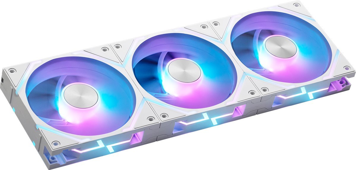 MSI MPG EZ120 ARGB WHITE-3W ARGB 120MM MANYETİK DAİSY-CHAİN BEYAZ 3’LÜ KASA FANI - 3