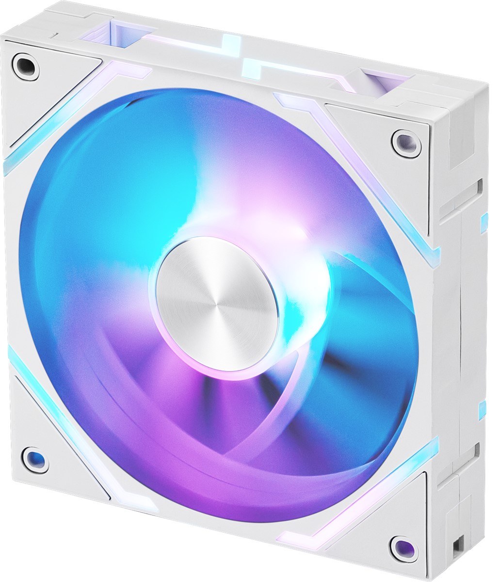 MSI MPG EZ120 ARGB WHITE-3W ARGB 120MM MANYETİK DAİSY-CHAİN BEYAZ 3’LÜ KASA FANI - 5