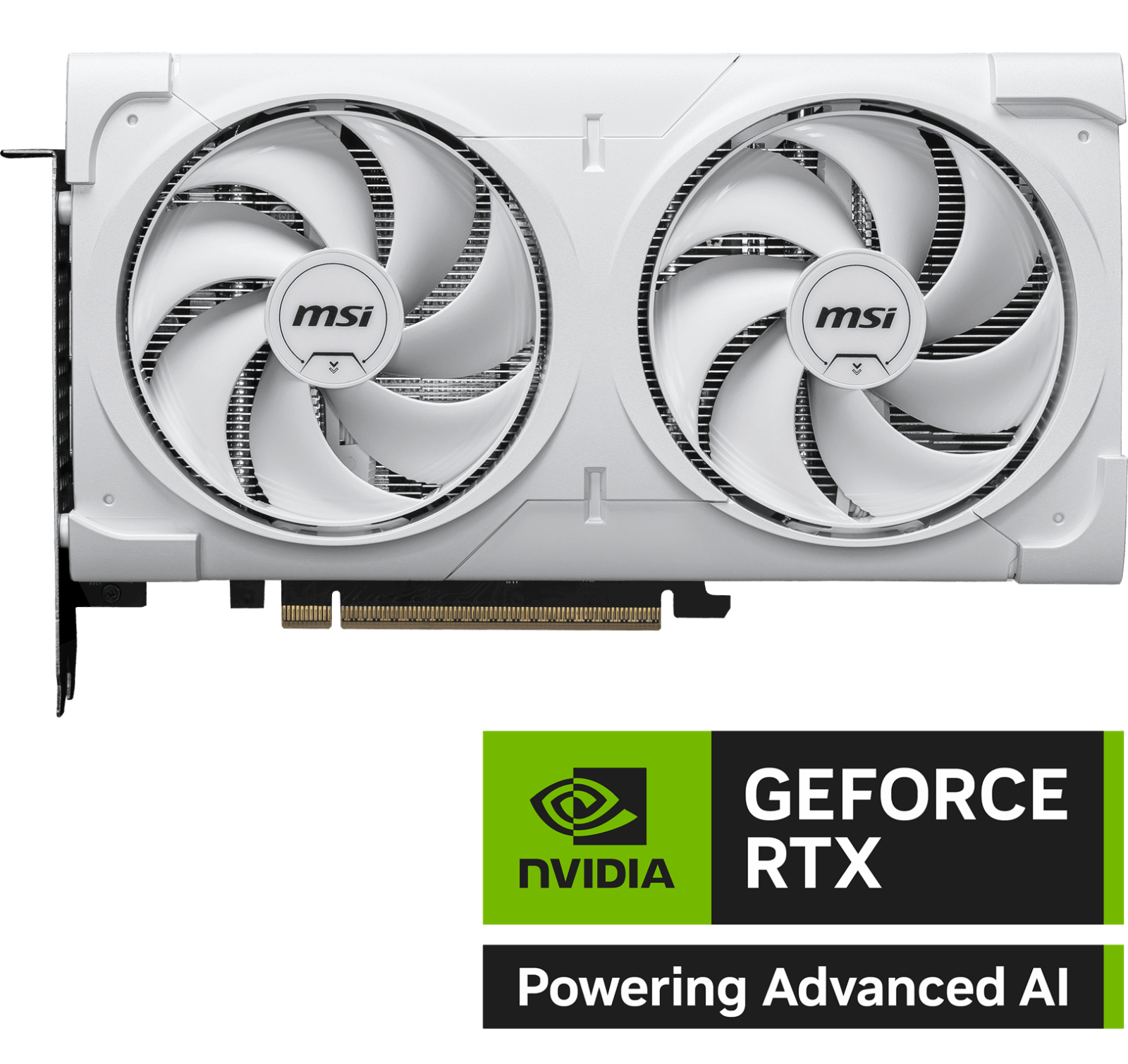 MSI VGA GEFORCE RTX 5060 TI 16G VENTUS 2X OC WHITE PLUS RTX5060TI 16GB GDDR7 128B DX12 PCIE 5.0 X16 (3XDP 1XHDMI)