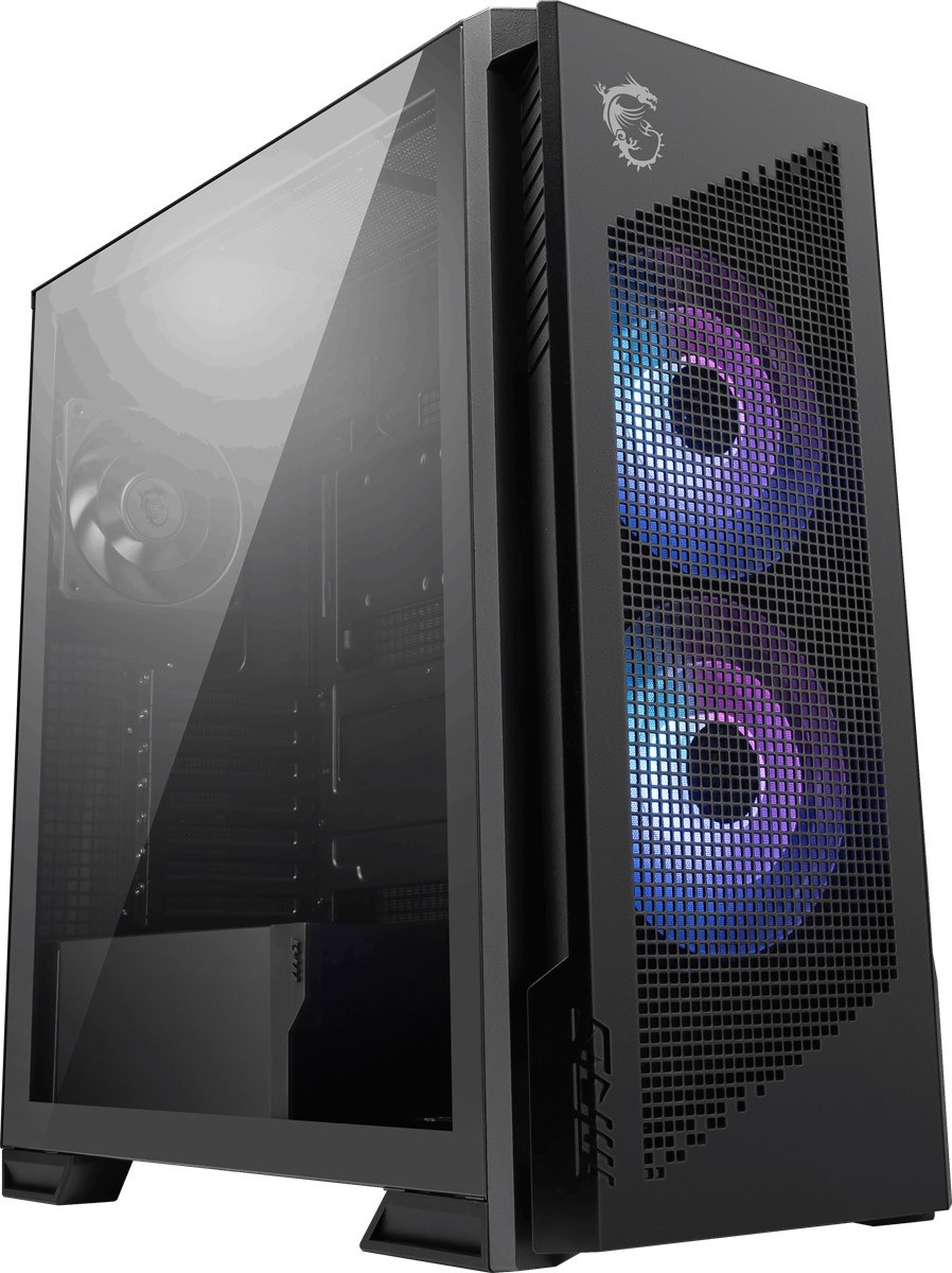 MSI MPG VELOX 300R AIRFLOW PZ TEMPERLİ CAM 2 X 120MM ARGB 1XX 120 MM FAN E-ATX GAMİNG BİLGİSAYAR KASASI - 5