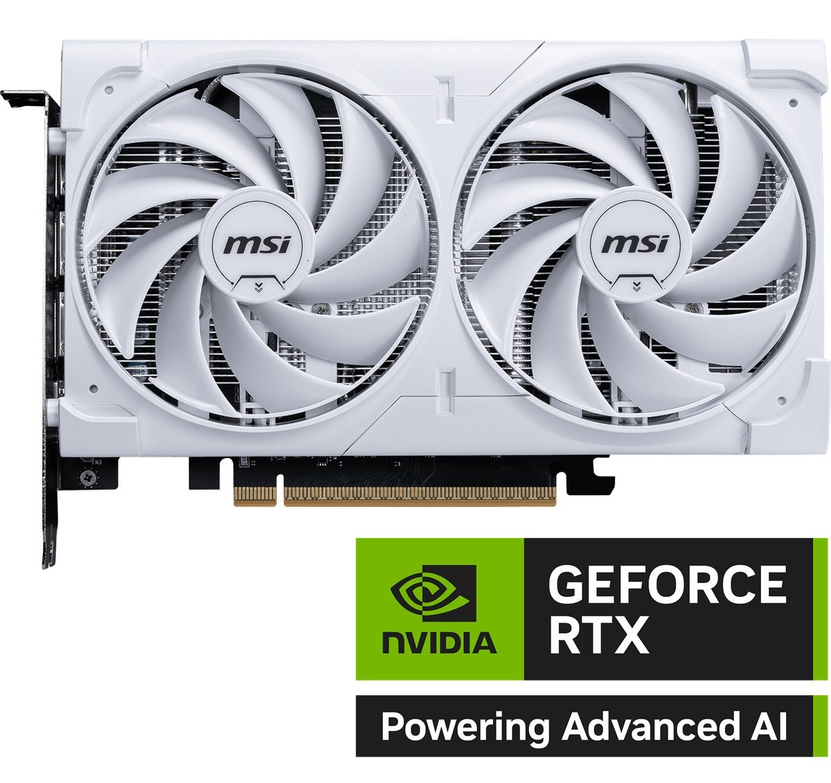 MSI VGA GEFORCE RTX 5060 8G VENTUS 2X OC WHITE RTX5060 8GB GDDR7 128B DX12 PCIE 5.0 X16 (3XDP 1XHDMI)
