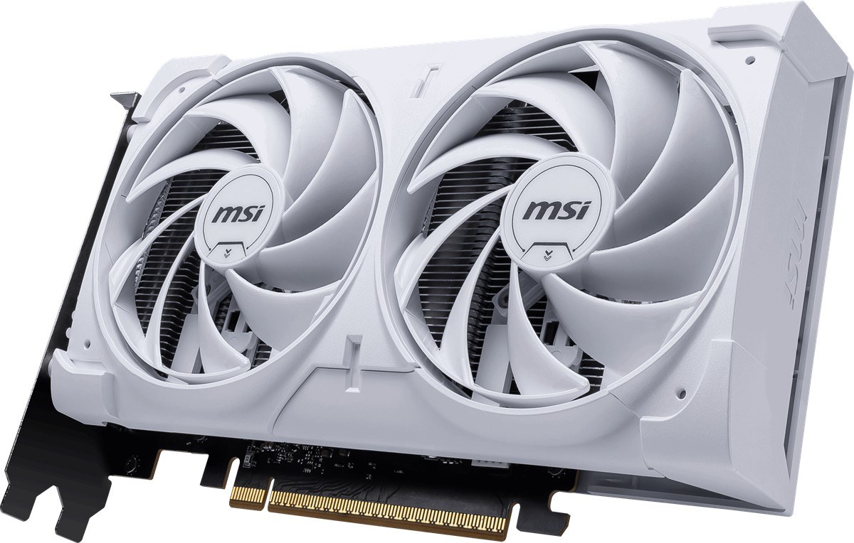 MSI VGA GEFORCE RTX 5060 8G VENTUS 2X OC WHITE RTX5060 8GB GDDR7 128B DX12 PCIE 5.0 X16 (3XDP 1XHDMI) - 6