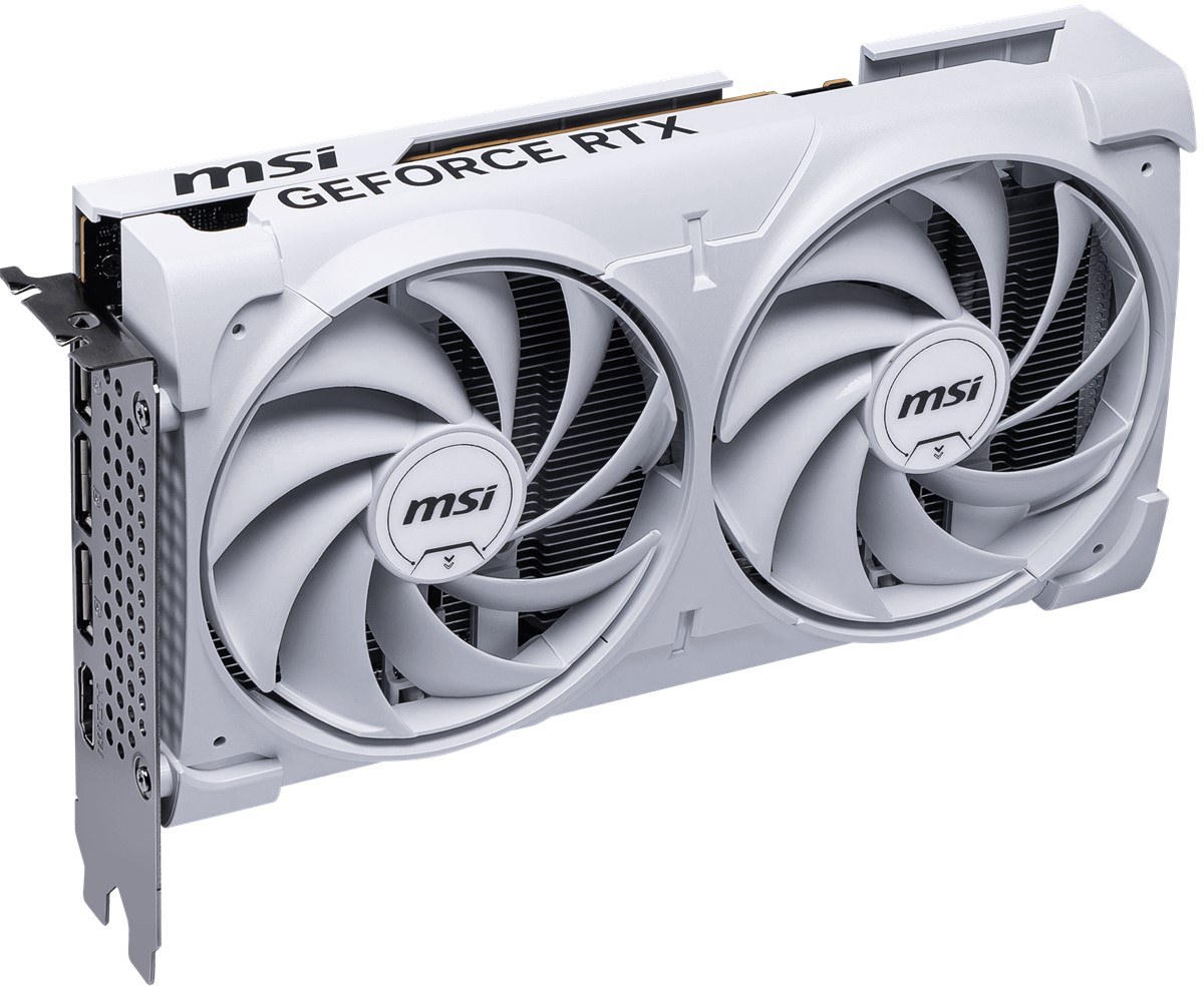 MSI VGA GEFORCE RTX 5060 8G VENTUS 2X OC WHITE RTX5060 8GB GDDR7 128B DX12 PCIE 5.0 X16 (3XDP 1XHDMI) - 8