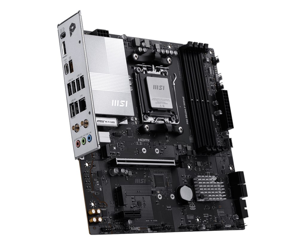 MSI MB PRO B840M-P WIFI6E AM5 DDR5 8000MHZ(OC) HDMI ,2X M.2 USB 5 GBS 2.5G LAN WI-FI 6E MATX - 2