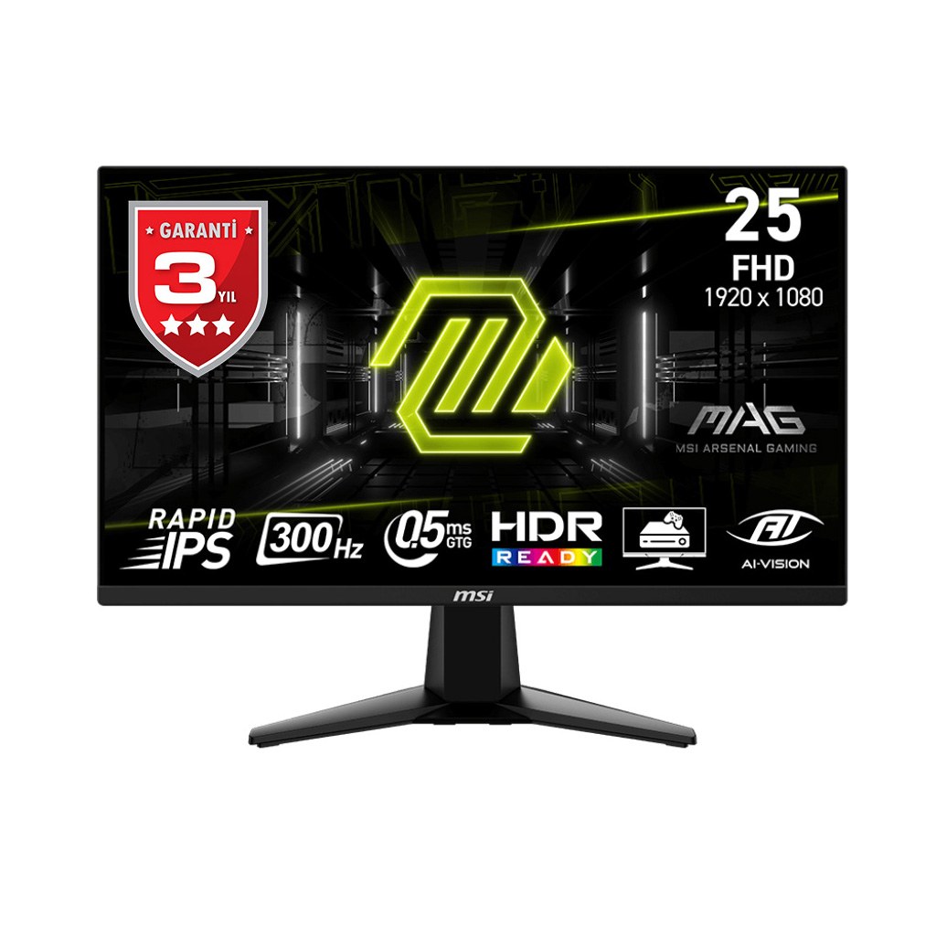 MSI 24.5 MAG 255XF 1920X1080 (FHD) 16:9 FLAT IPS 300HZ 0.5MS (GTG) ADAPTIVE-SYNC GAMING MONITOR - 2