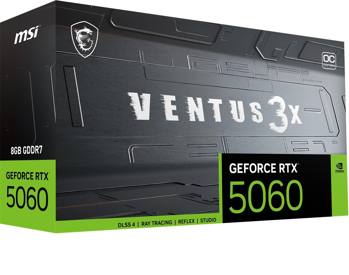 MSI VGA GEFORCE RTX 5060 8G VENTUS 3X OC - 8