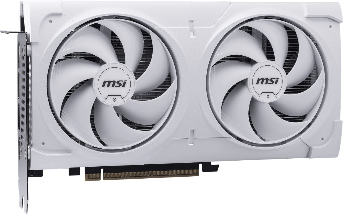 MSI VGA GEFORCE RTX 5060 TI 8G VENTUS 2X OC WHITE PLUS RTX5060TI 8GB GDDR7 128B DX12 PCIE 5.0 X16 (3XDP 1XHDMI) - 8