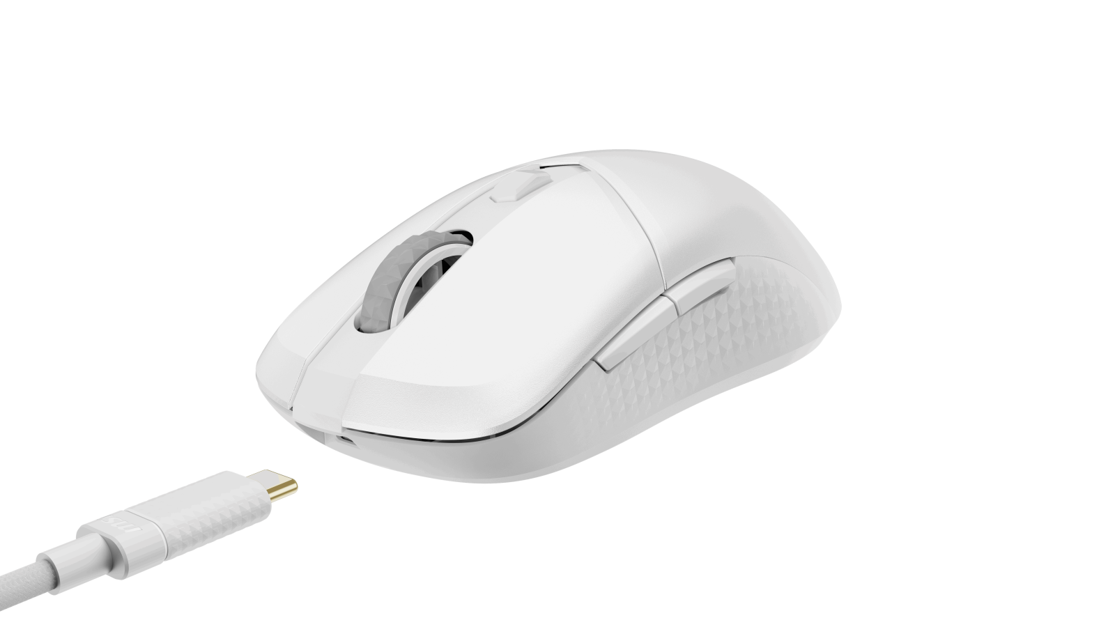 MSI GG FORGE VERSA 300 WIRELESS WHITE GAMING MOUSE MAX 8000 DPI 60GR OPTIK SENSOR MICRO SWITCH OYUNCU FARESI - 7