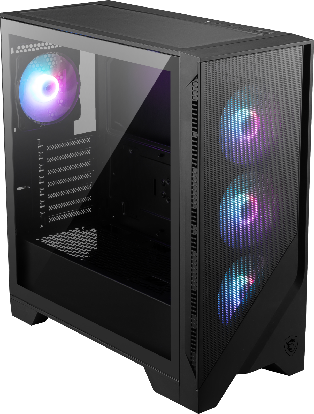MSI MAG FORGE 321R AIRFLOW TEMPERLİ CAM 4X120MM ARGB FAN TYPE C FRONT ATX GAMİNG BİLGİSAYAR KASASI - 2