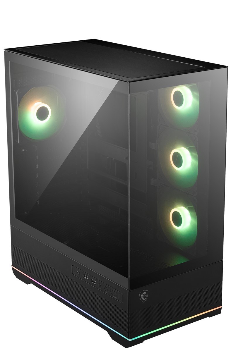 MSI MAG PANO 110R PZ TEMPERLİ CAM 3X120MM 1X120MM ARGB FAN ATX PANORAMİK GAMİNG BİLGİSAYAR KASASI - 8