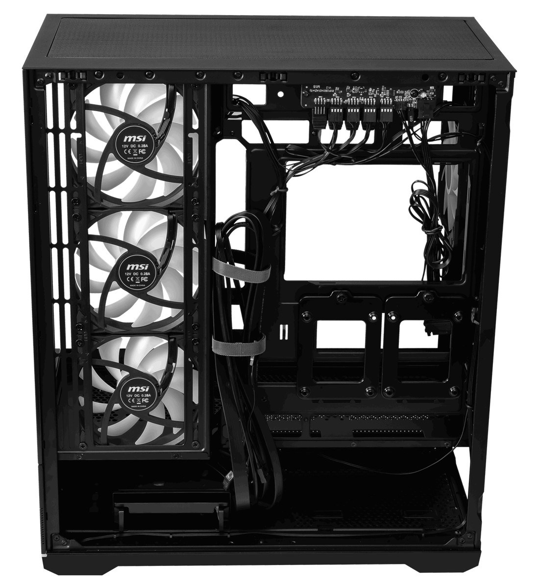 MSI MAG PANO 110R PZ TEMPERLİ CAM 3X120MM 1X120MM ARGB FAN ATX PANORAMİK GAMİNG BİLGİSAYAR KASASI