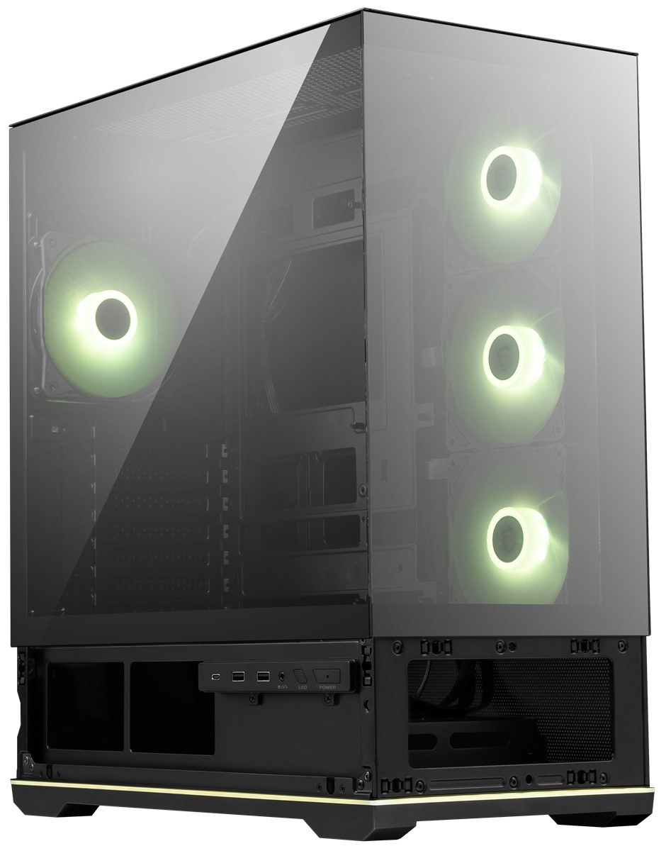 MSI MAG PANO 110R PZ TEMPERLİ CAM 3X120MM 1X120MM ARGB FAN ATX PANORAMİK GAMİNG BİLGİSAYAR KASASI - 4