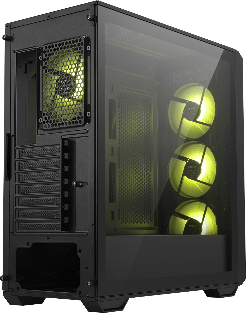 MSI MAG FORGE 330R AIRFLOW TEMPERLİ CAM 4X120MM ARGB FAN ATX GAMİNG BİLGİSAYAR KASASI - 5