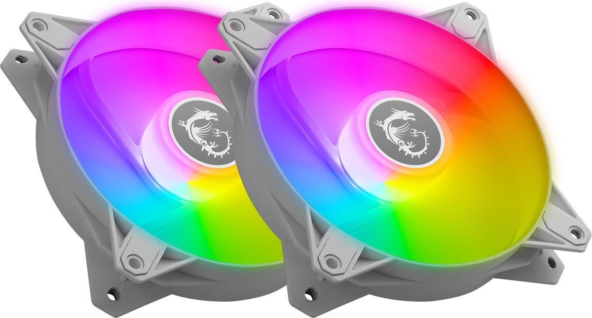 MSI MAG F120 ARGB WHITE-3RW ARGB 120MM BEYAZ 3’LÜ REVERSE KASA FANI - 3