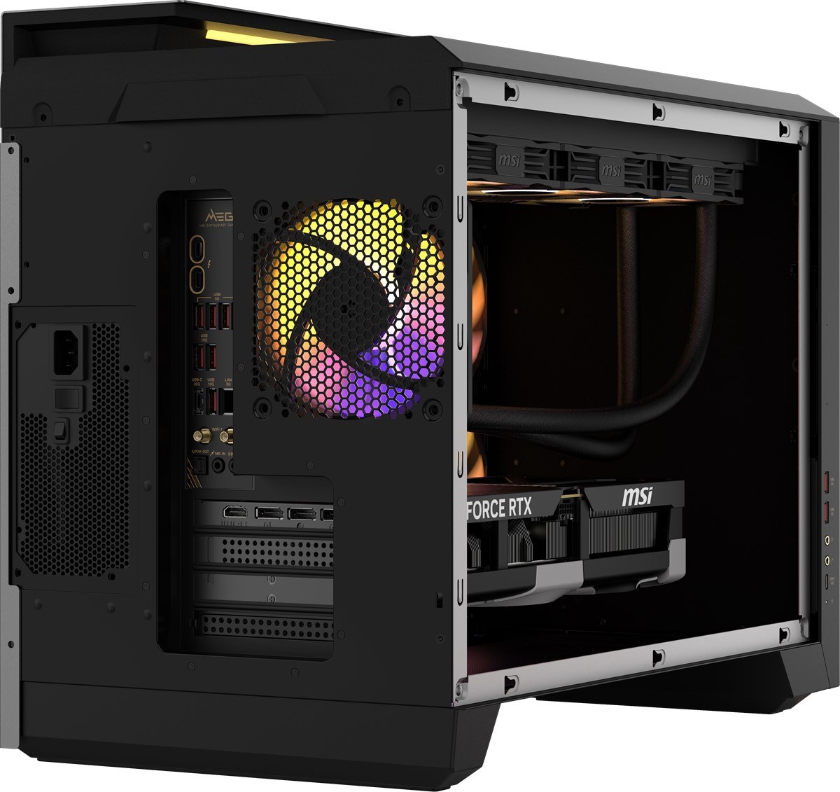 MSI MEG VISION X AI 2NVZ9-003EU ULTRA 9 285K 64GB DDR5 2TB SSD RTX 5090 3X 32G W11 GAMING DT PC - 8