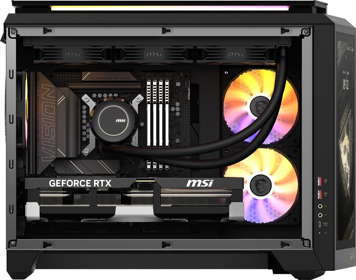 MSI MEG VISION X AI 2NVZ9-003EU ULTRA 9 285K 64GB DDR5 2TB SSD RTX 5090 3X 32G W11 GAMING DT PC - 7