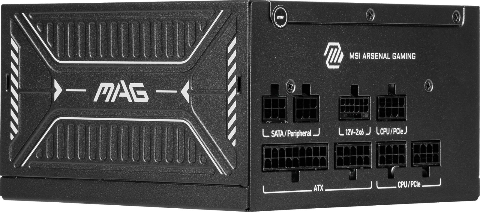 MSI PSU MAG A750GLS PCIE5 ATX V3.1 750W PCIE 5.1 READY 80+ GOLD POWER SUPPLY - 4