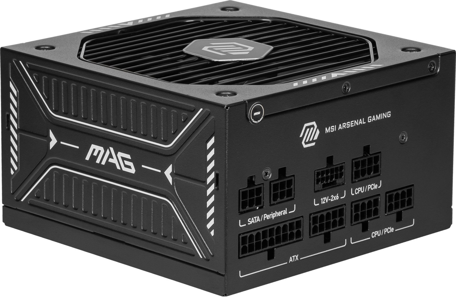MSI PSU MAG A750GLS PCIE5 ATX V3.1 750W PCIE 5.1 READY 80+ GOLD POWER SUPPLY - 2