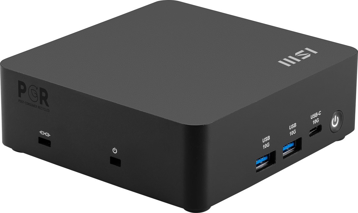 MSI CUBI NUC AI 1UMG-007EU CORE 5 125H 8GB DDR4 512GB SSD W11P SIYAH MINI DT PC - 3