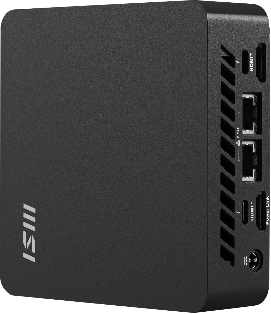 MSI CUBI NUC AI 1UMG-007EU CORE 5 125H 8GB DDR4 512GB SSD W11P SIYAH MINI DT PC - 6
