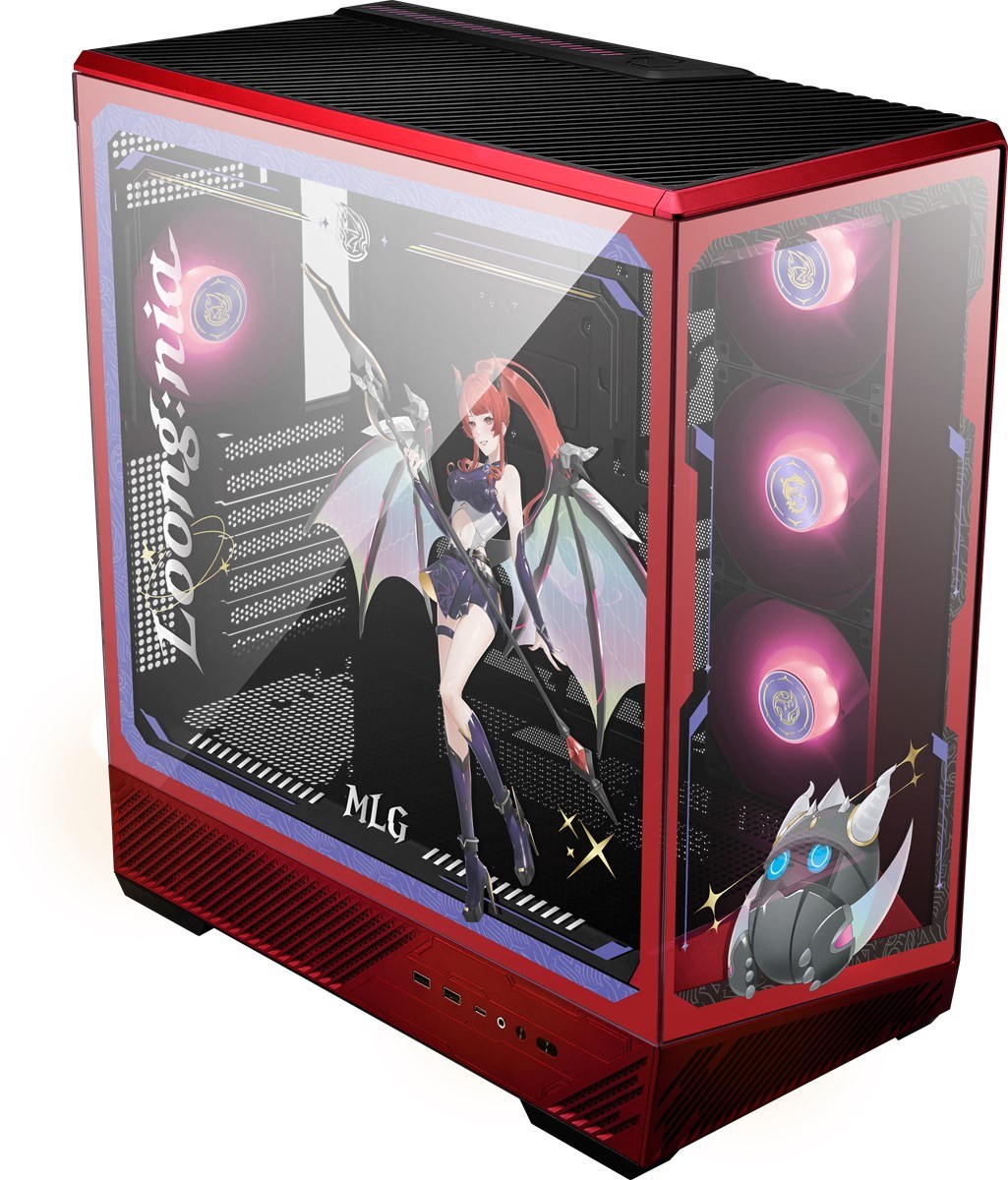 MSI PANO 130R MLG EDITION 3X120MM ARGB 1X120MM ARGB FAN ATX PANORAMİK GAMİNG BİLGİSAYAR KASASI - 5