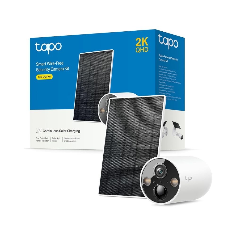 TP-LINK TAPO C425 KIT GUNES ENERJILI GUVENLIK KAMERA KITI - 6