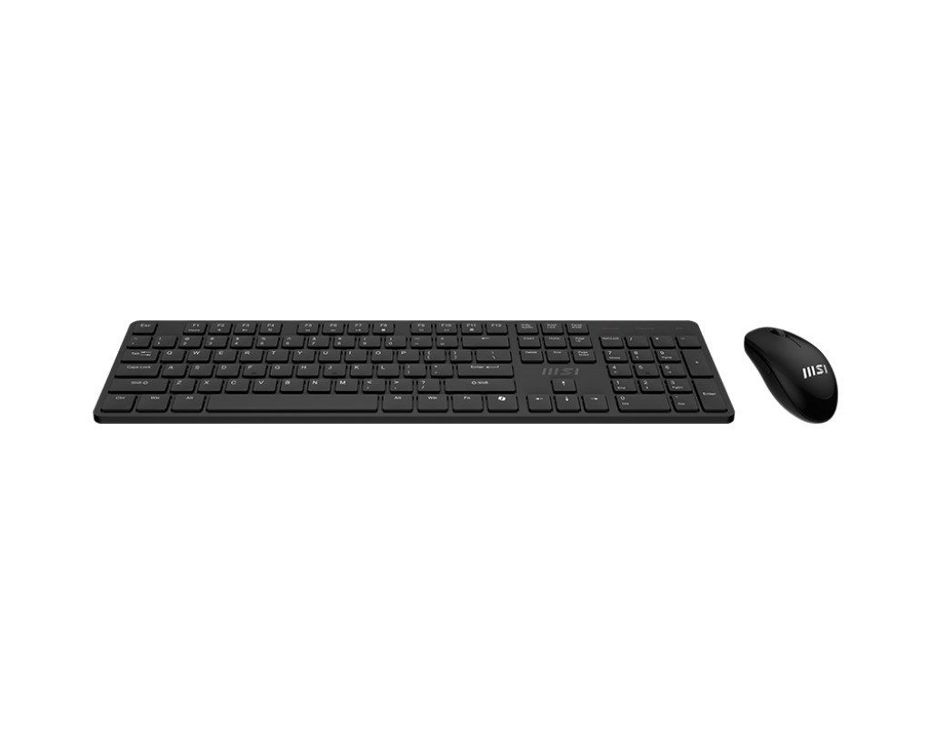 MSI GG FORGE K200 W COMBO TR 2.4GHz WIRELESS, 600mAH Lithium battery. Mouse; Pixart Optical Sensor, 1600 DPI - 4